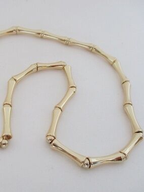 RALPH LAUREN - Bamboo Necklace - Gold Tone